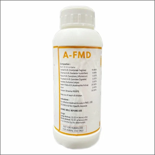 AFMD Liquid – Foot & Mouth Disease Oral Support (500ml) for Cattle | Boosts Viral Immunity & Heals Lesions - Image 2