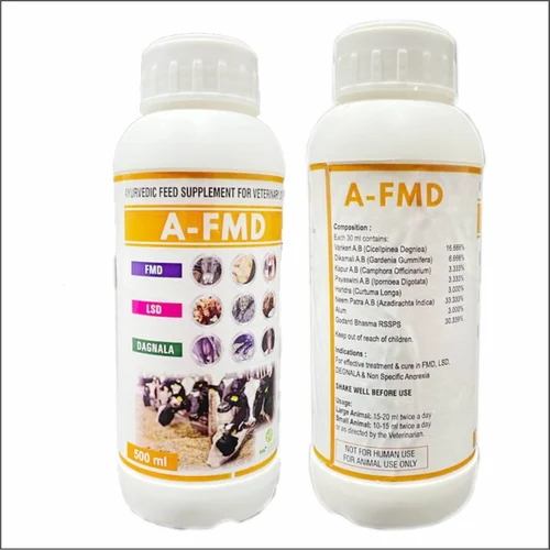 AFMD Liquid – Foot & Mouth Disease Oral Support (500ml) for Cattle | Boosts Viral Immunity & Heals Lesions - Image 3