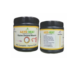 AAYU HEAT Powder – Herbal Heat Inducer & Fertility Formula (500g) for Dairy Cattle | Stimulates Estrus & Enhances Conception
