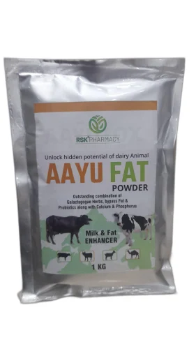 AAYUFAT Powder – Bypass Rumen Fat Supplement (1kg) for Dairy Cattle | Increases Milk Fat & Boosts Energy - Image 2