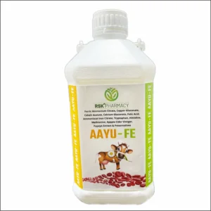 AAYU-FE - Veterinary Iron & Folic Acid Tonic 500ML