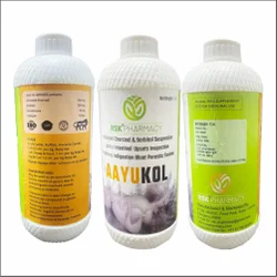 AAYUKOL Suspension – Activated Charcoal & Sorbitol (500ml) for Cattle | Natural Antidote for Poisoning & Bloat