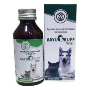 AAYUKUFF Syrup – Herbal Respiratory & Cough Decongestant (100ml) for Dogs & Cats | Relieves Kennel Cough & Bronchitis