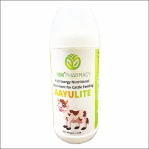 AAYULITE Liquid – High Energy Nutritional Supplement (1L) for Dairy Cattle | Prevents Ketosis & Relieves Weakness