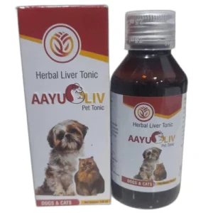 AayuLIV Tonic – Herbal Liver Tonic & Hepatic Stimulant (200ml) for Dogs & Cats | Boosts Appetite & Liver Function