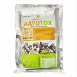 AAYUTOX Powder – Broad Spectrum Mycotoxin Binder (1kg) for Livestock | Controls Feed Toxins & Mold