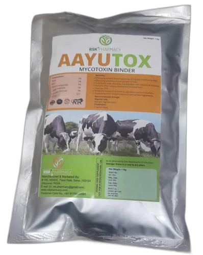 AAYUTOX Powder – Broad Spectrum Mycotoxin Binder (1kg) for Livestock | Controls Feed Toxins & Mold - Image 2