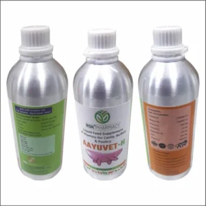 AAYUVET-H Liquid – Multivitamin Udder Care Supplement (1L) for Dairy Cattle | Promotes Udder Growth & Boosts Fertility