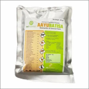 AAYU-BATISA Powder – Stomachic & General Tonic (1kg) for Cattle | Optimizes Ruminal pH & Improves Digestion