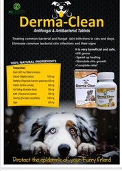 Derma Clean Tablets – Herbal Antifungal & Dermal Care (60 Tabs) for Dogs & Cats | Treats Ringworm & Skin Infections - Image 2