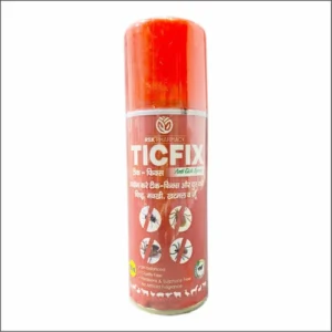 TICFIX Spray – Herbal Ectoparasitic Defense (100ml) for Cattle & Pets | Eliminates Ticks, Fleas & Lice