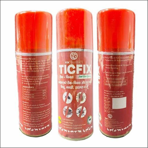 TICFIX Spray – Herbal Ectoparasitic Defense (100ml) for Cattle & Pets | Eliminates Ticks, Fleas & Lice - Image 2