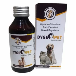 DYGE PET Syrup – Carminative Digestive Tonic (200ml) for Dogs & Cats | Relieves Gas, Bloat & Stimulates Appetite