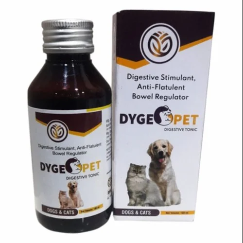 DYGE PET Syrup – Carminative Digestive Tonic (200ml) for Dogs & Cats | Relieves Gas, Bloat & Stimulates Appetite