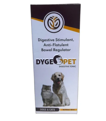 DYGE PET Syrup – Carminative Digestive Tonic (200ml) for Dogs & Cats | Relieves Gas, Bloat & Stimulates Appetite - Image 3