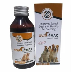 OVA MAX Tonic – Female Reproductive & Fertility Enhancer (100ml) for Dogs & Cats | Optimizes Ovum Quality & Uterine Tone