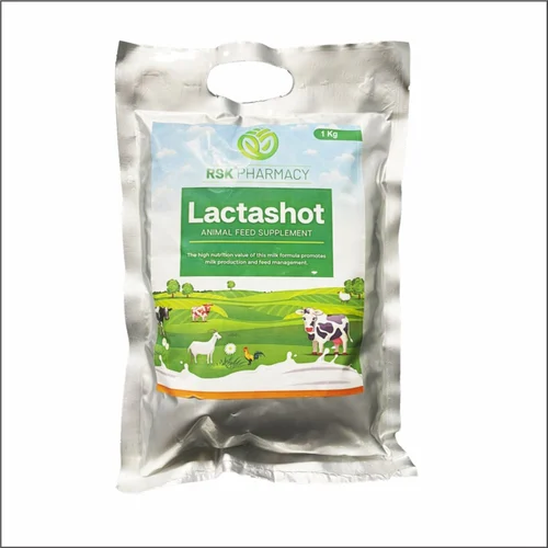 LACTASHOT Powder – Veterinary Milk Enhancer (1kg) for Cattle | Boosts Milk Yield & Quality