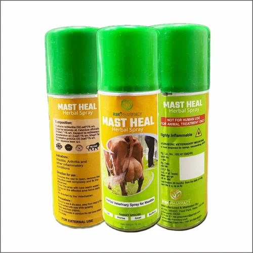 MAST-HEAL Spray – Herbal Teat Antiseptic & Mastitis Care (100ml) for Cattle | Destroys Pathogens & Protects Teat Orifice - Image 2