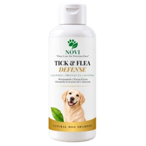 NOVI Tick & Flea Defence Dog Shampoo, 200ml