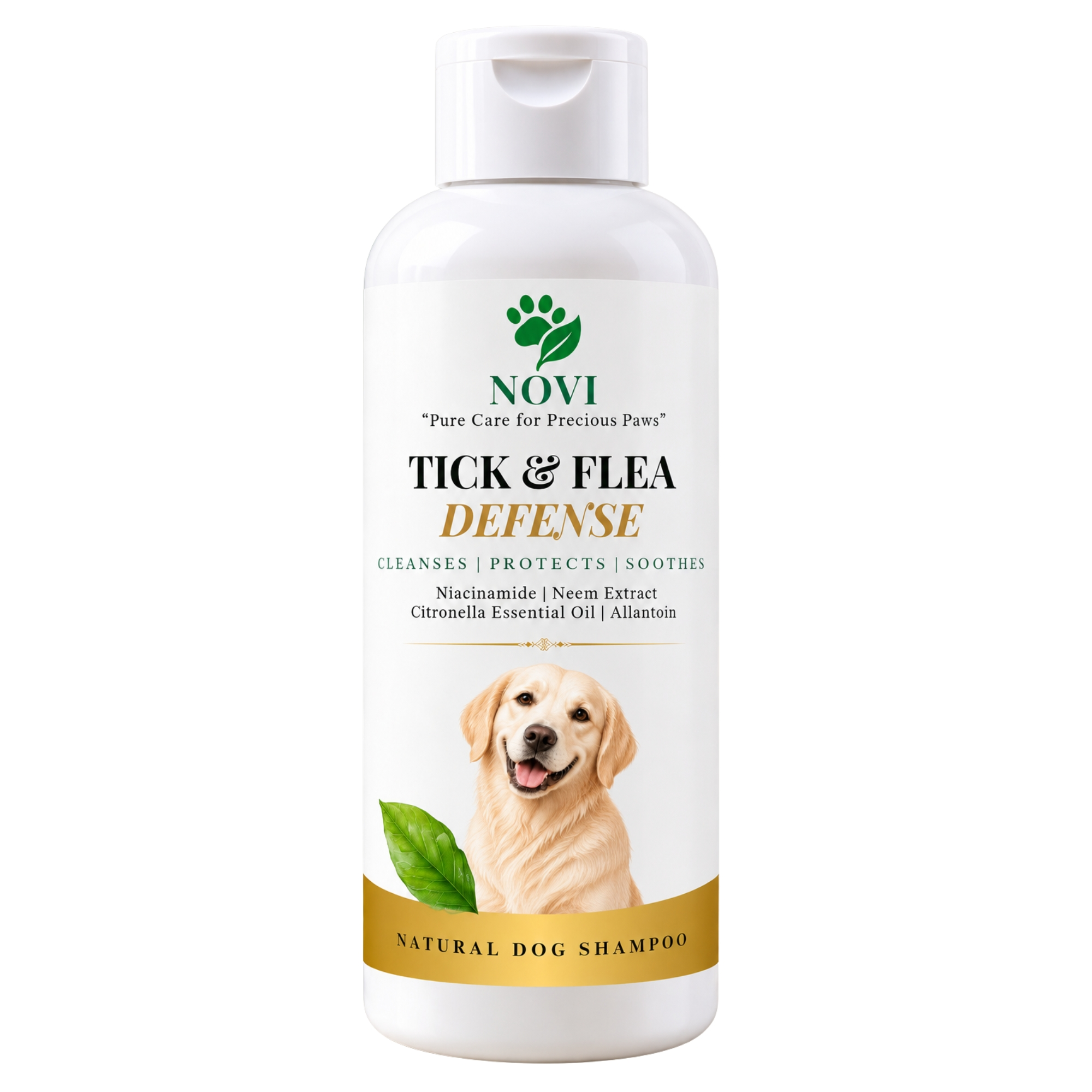 NOVI Tick & Flea Defence Dog Shampoo, 200ml