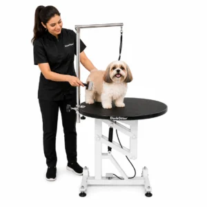 DarkOtter Round Grooming Table (size - medium) Air Lift