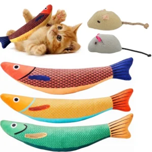 3-Piece Interactive Cat Toy Set – Multi-Pack Play Balls & Mice for Cats