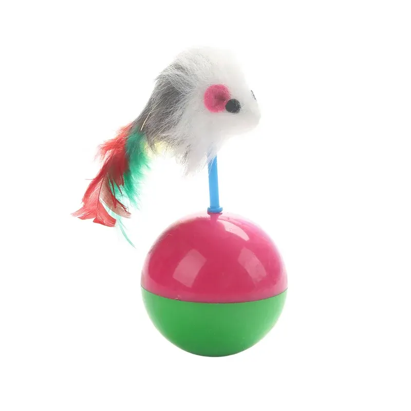Tumbler Treat Dispenser Toy for Cats & Dogs – Wobble Slow Feeder Play Toy - Image 2