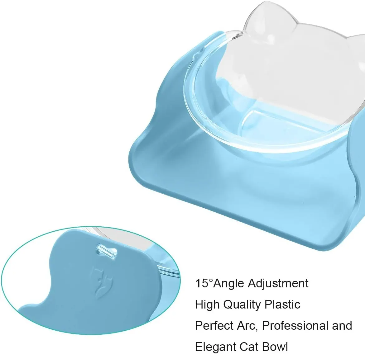 Ergonomic Cat Feeding Bowl – Non-Slip Shallow Whisker-Friendly Pet Dish - Image 2