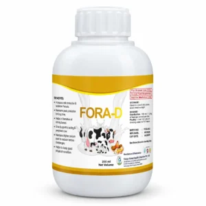 Chelated Fora-D Strong Suspension 200ML – Calcium & Vitamin Cattle Feed Supplement