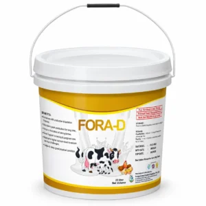 Chelated Fora-D Strong Suspension 20LTR – Calcium & Vitamin Cattle Feed Supplement – Bucket