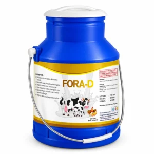 Chelated Fora-D Strong Suspension 20LTR – Calcium & Vitamin Cattle Feed Supplement – Milk Can