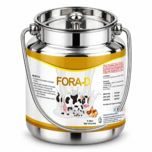 Chelated Fora-D Strong Suspension 5 LTR – Calcium & Vitamin Cattle Feed Supplement – Steel Dollu