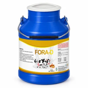 Chelated Fora-D Strong Suspension 5LTR – Calcium & Vitamin Cattle Feed Supplement – Milk Can