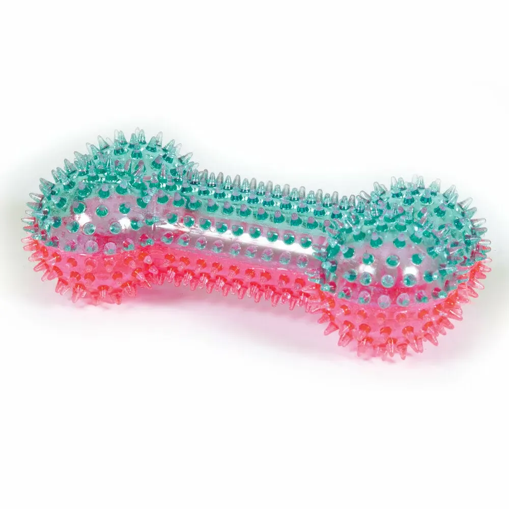 Classic Bone Squeaky Dog Chew Toy – Tough Rubber Teething Bone - Image 2