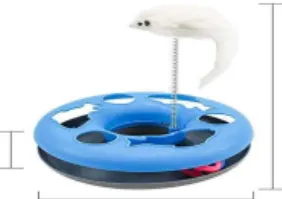 Crazy Game Disc Interactive Puzzle Toy – Mental Stimulation Treat Wheel - Image 4