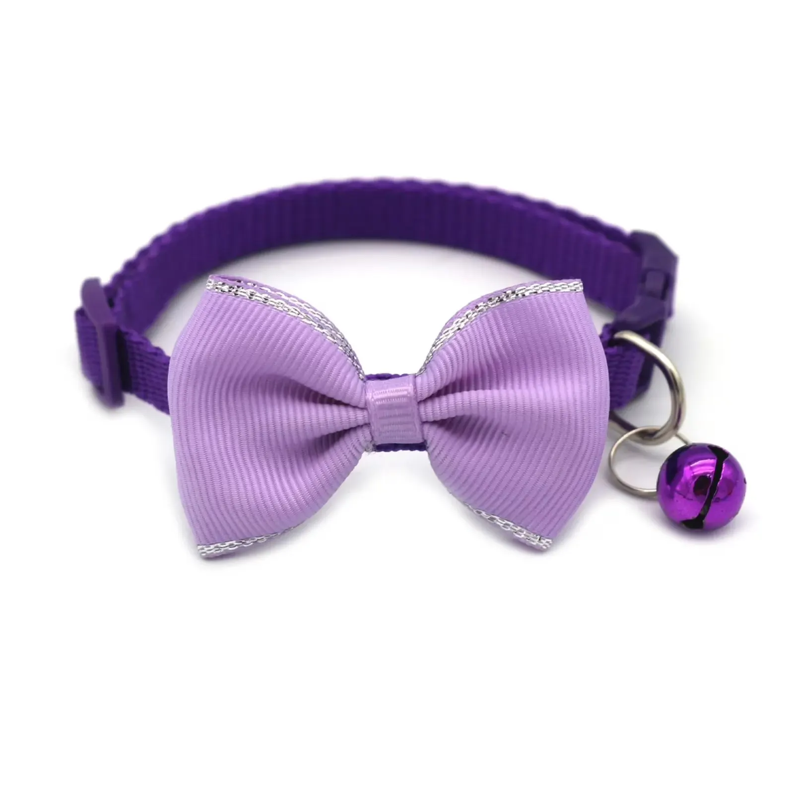 Cute Bowtie Pet Collar – Charming Adjustable Fabric Collar for Cats & Small Dogs - Image 3