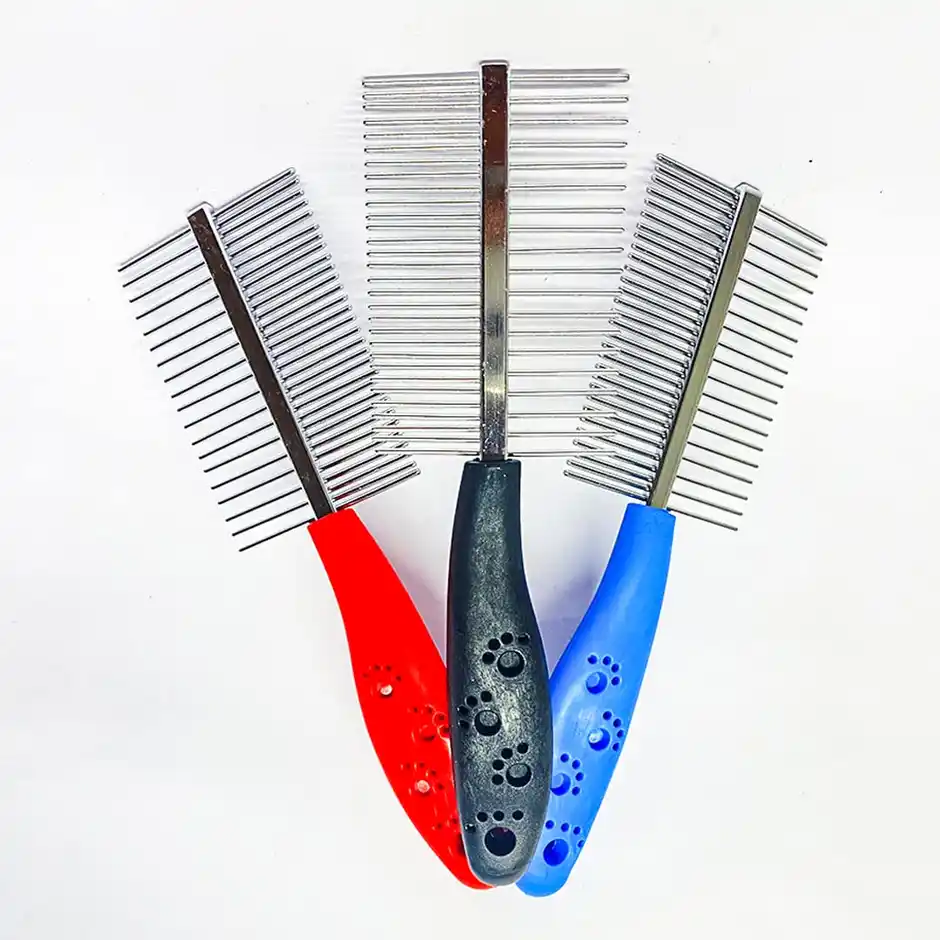 Double-Sided Pet Grooming Comb for Dogs & Cats – De-shedding & Detangling Tool - Image 2