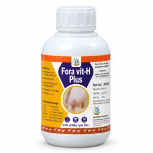 Fora Vit H Plus Syrup 100ML – Liquid Multivitamin & Biotin Feed Supplement for Livestock