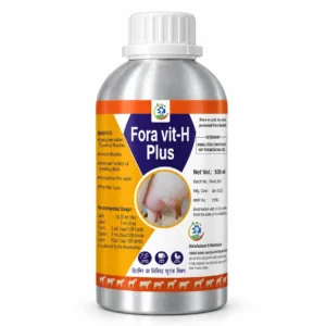 Fora Vit H Plus Syrup 500ML – Liquid Multivitamin & Biotin Feed Supplement for Livestock