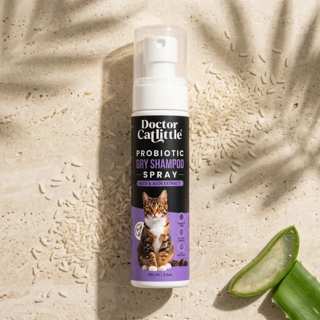 Probiotic Cat Dry Bath Shampoo - Image 5