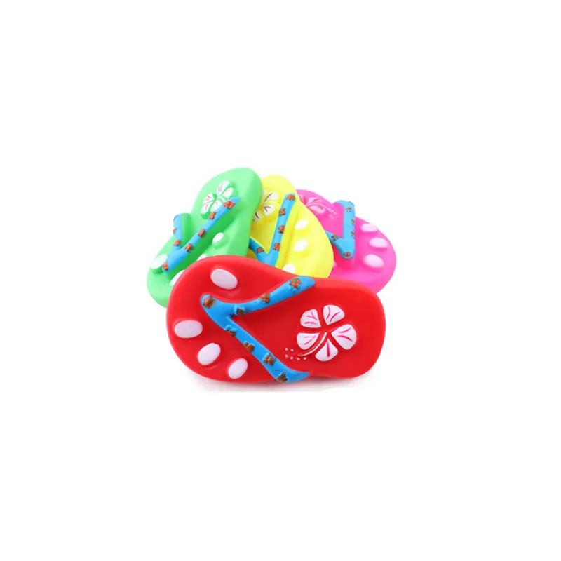 Slipper Shaped Squeaky Plush Dog Toy – Fun Interactive Teething Toy - Image 2