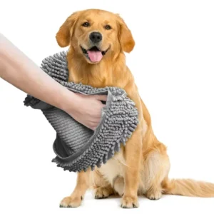 Super Absorbent Microfiber Pet Bath Towel – Quick-Drying Grooming Towel