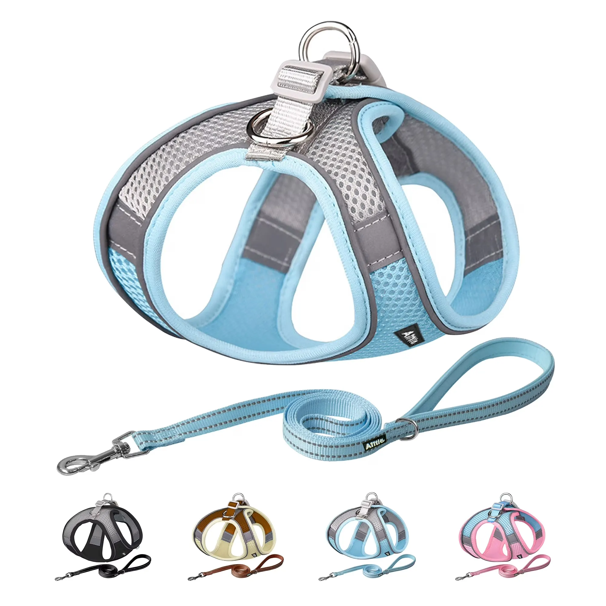 Step-In Dog Harness & Leash Set – Strong Nylon Walking Kit - Image 3