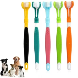 8-Piece Pet Finger & Double-Ended Toothbrush Set – Complete Canine Dental Care