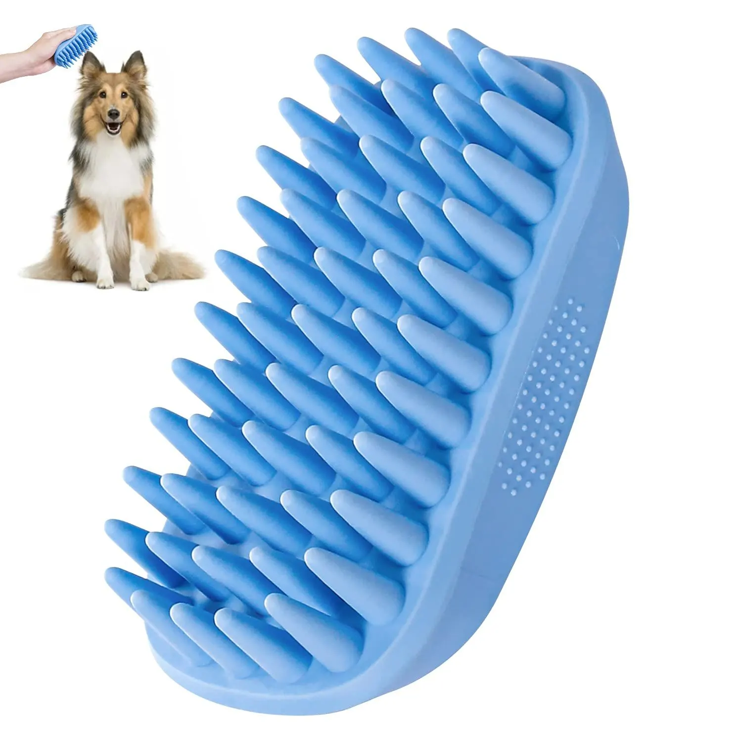 Everyday Pet Groom Pin Brush – Soft Bristle De-Shedding Brush for Dogs & Cats - Image 2