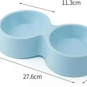 Double Pet Bowl with Stand – Food & Water Feeder