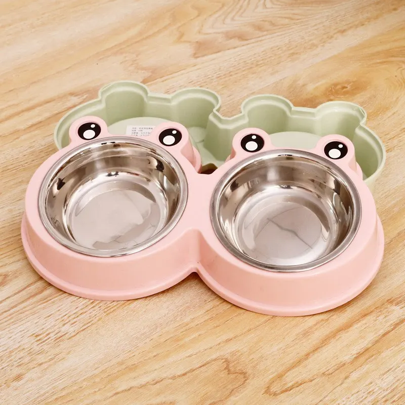 Cute Frog Shaped Pet Feeding Bowl – Anti-Slip Food Bowl for Cats & Dogs - Image 2